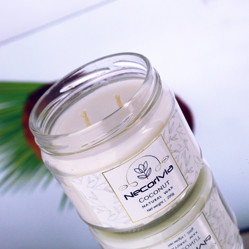 Coconut Scented Candle In A Jar Necorivia